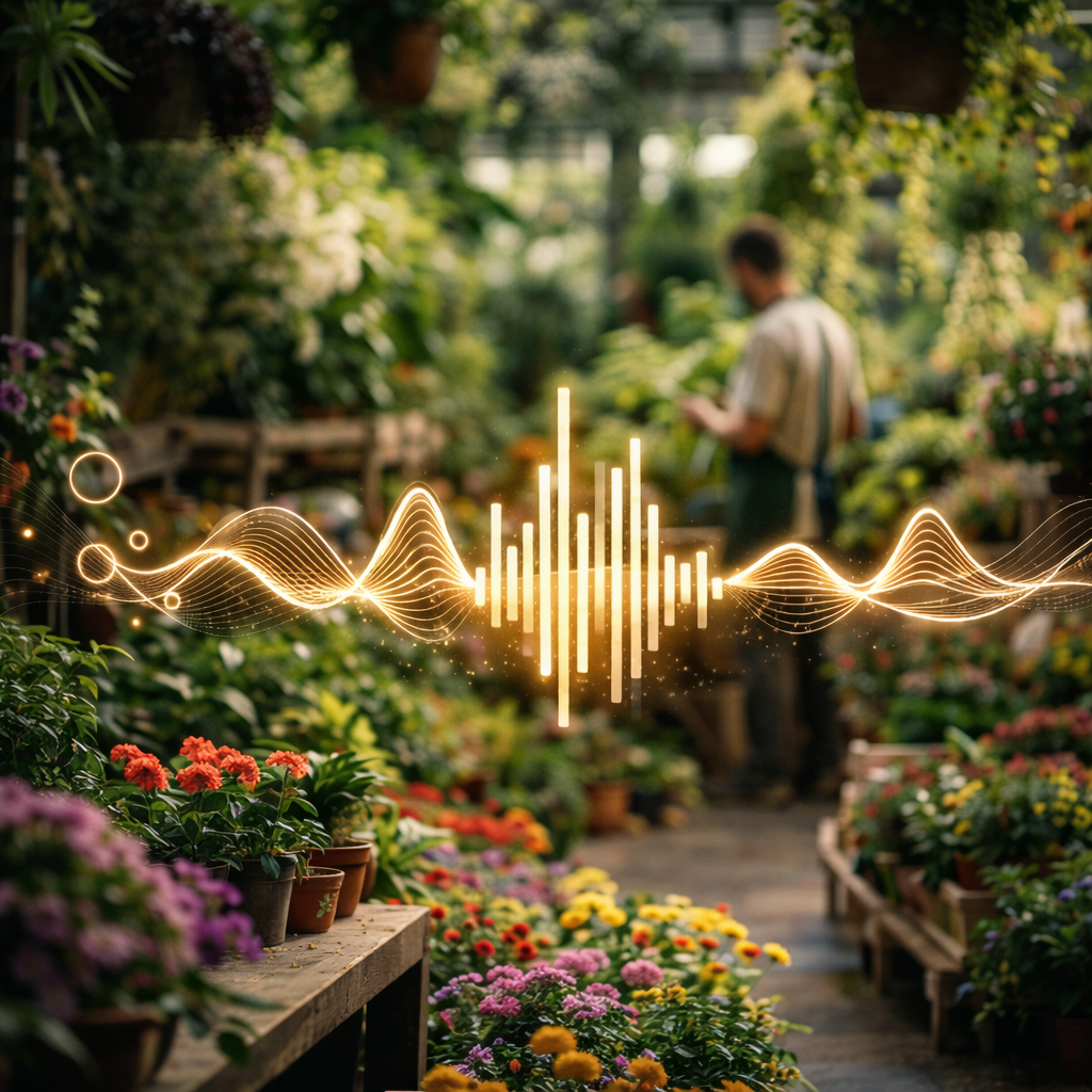 Ambiance musicale MeloPro dans une jardinerie